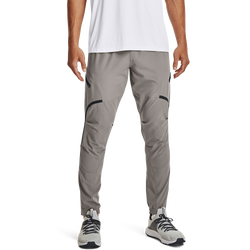 Men's - Under Armour Unstoppable Cargo Pants - Grey/Black