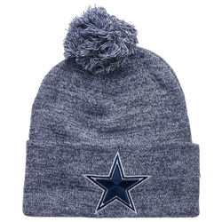 Adult - New Era Cowboys Marl Pom Knit Beanie - Navy