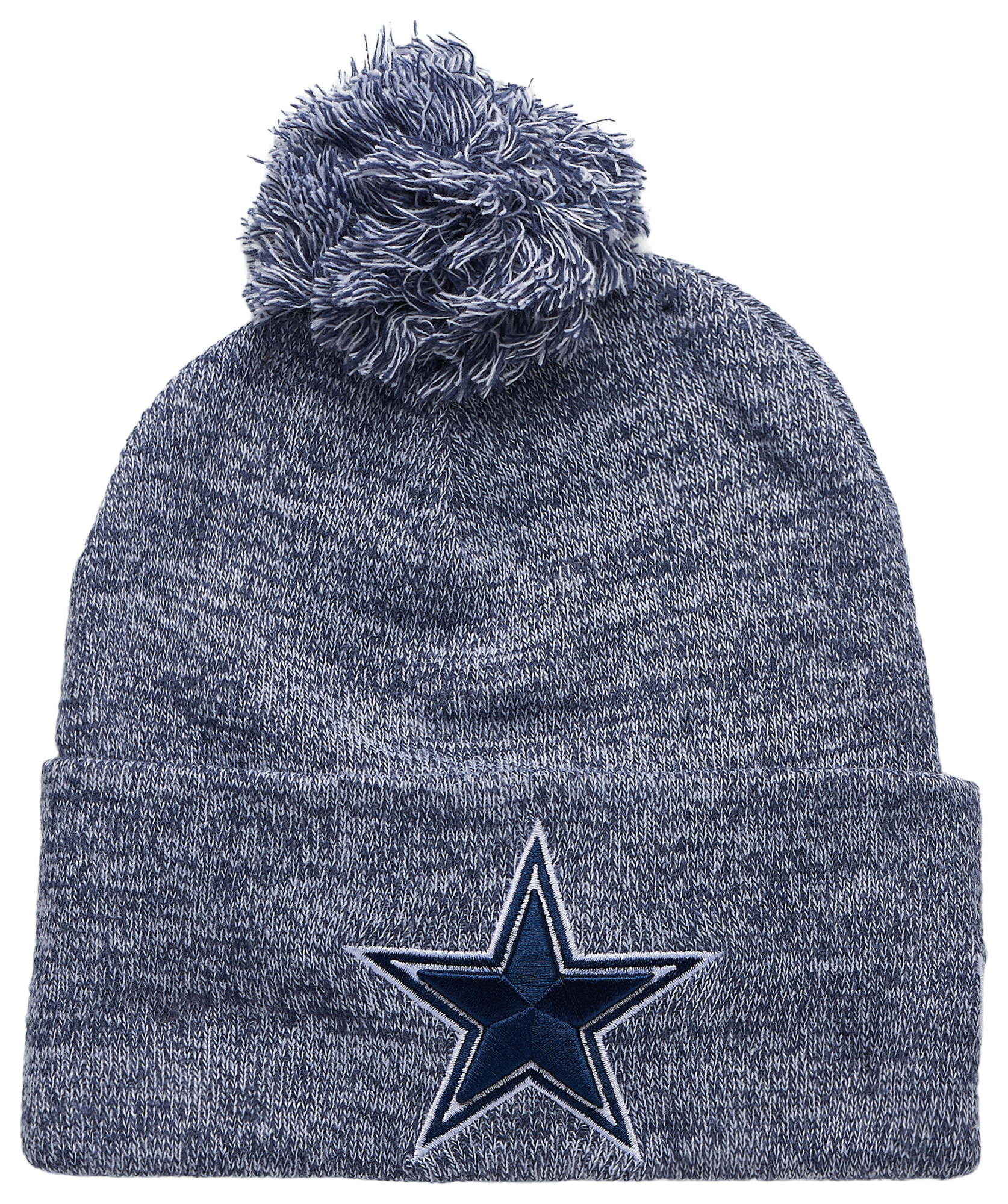 New Era Cowboys Marl Pom Knit Beanie - Adult