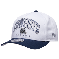 Adult - New Era Cowboys 9Forty A-Frame 2T Arch Cap - White/Navy