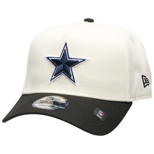 New Era Mens Dallas Cowboys Cowboys 9FORTY A-Frame Cap - - White / Black