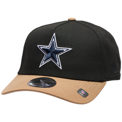 Men's - New Era Cowboys 9FORTY A-Frame Cap - Black/Tan