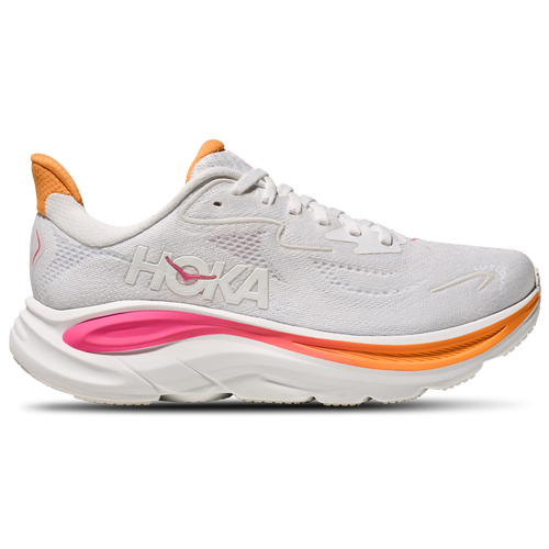 WOMENS - HOKA Clifton 10 - White/Electric Rose