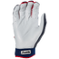 Franklin Powerstrap Batting Gloves - Men's Pearl/Navy/Red
