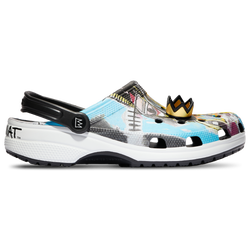 Men's - Crocs Basquiat Classic Clogs - Blue/Black/Multi