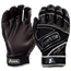Franklin Powerstrap Chrome Batting Gloves - Men's Black