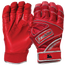 Franklin Powerstrap Chrome Batting Gloves - Men's Red