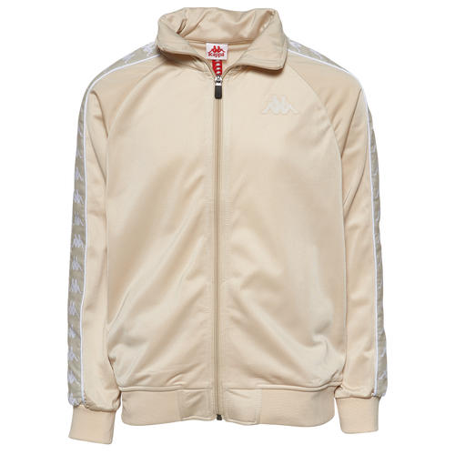 

Boys Kappa Kappa Anniston Track Jacket - Boys' Grade School Beige/White Size 10