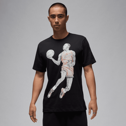 Men's - Jordan Brand Dot MJ Short Sleeve T-Shirt - Black/Sail