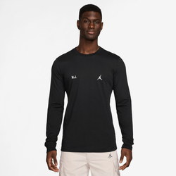 Men's - Jordan Brand Never Long Sleeve Crew - Black/White