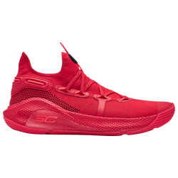 Men's - Under Armour Curry 6 - Red/Black/Red Rage