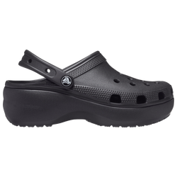 Women's - Crocs Classic Platform Clogs - Black/Black