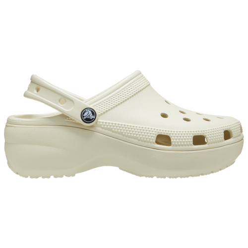 White platform outlet crocs