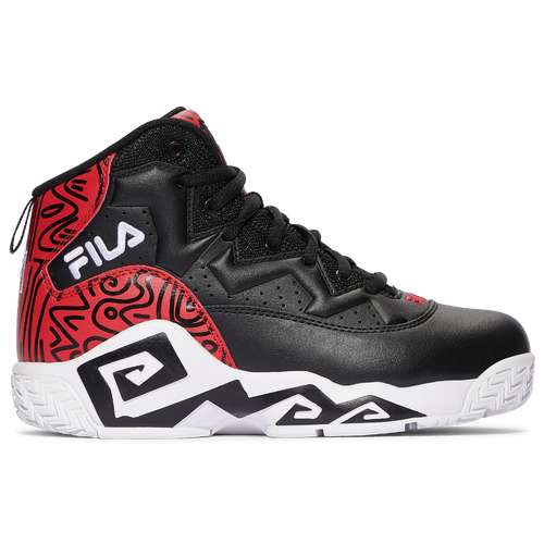 Shop Fila Boys  Mb Night Walk In Black/red/white