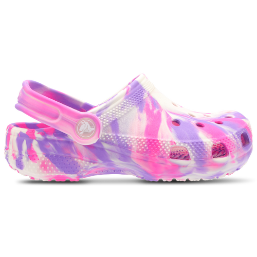 

Girls Preschool Crocs Crocs Classic Clogs - Girls' Preschool Shoe Pink Crush/Multi/Purple Size 13.0