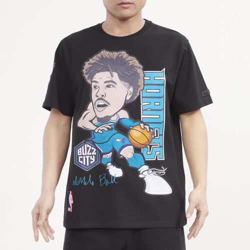 

Pro Standard Mens Lamelo Ball Pro Standard Hornets Player Drive T-Shirt - Mens Black/Black Size XL