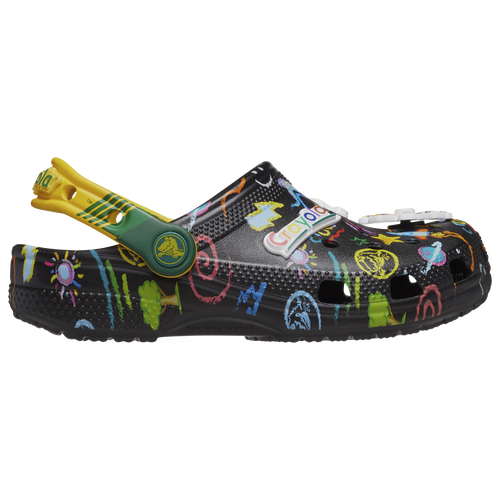 Crocs Kids' Boys  Crayola Classic Clogs In Black/green