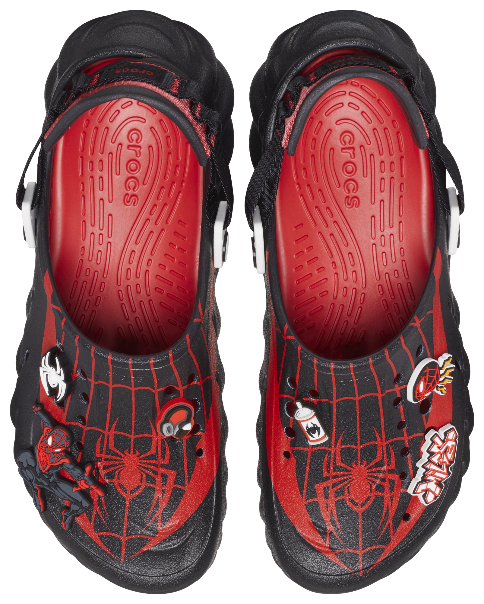 Crocs Echo Clog Disney Marvel Spiderman Jibbitz Charms Nike Dunk New  Balance 550