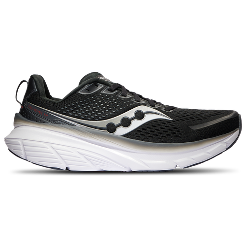 Shop Saucony Mens  Guide 17 In White/shadow/black