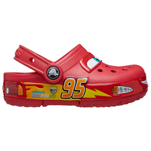 Shop Crocs Boys  Disney And Pixar Cars' Lightning Mcqueen Clogs In Red/red