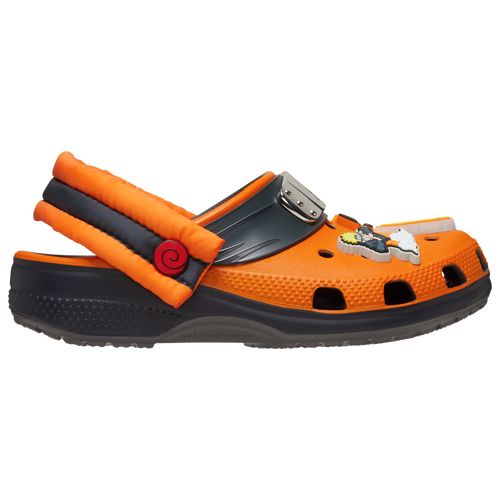 BOYS - Crocs Naruto Classic Clogs - Graphite/Orange