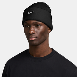 Adult - Nike Peak Swoosh Beanie FA24  - Black/White