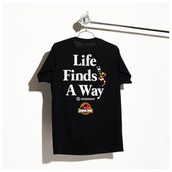 Men's - IKONICK Jeff Cole Jurassic Park Life T-Shirt - Black