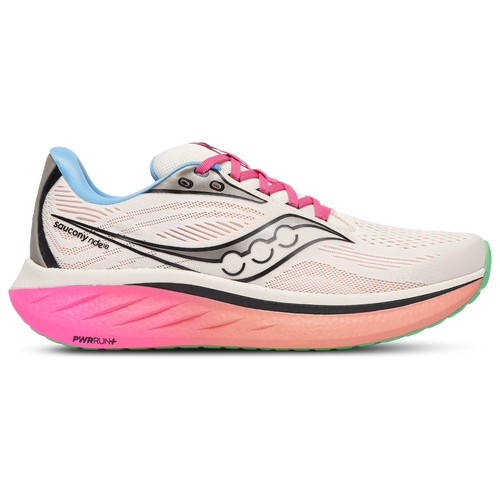 Saucony Mens Saucony Ride 18 - Salmon/Red/White Size 8.0