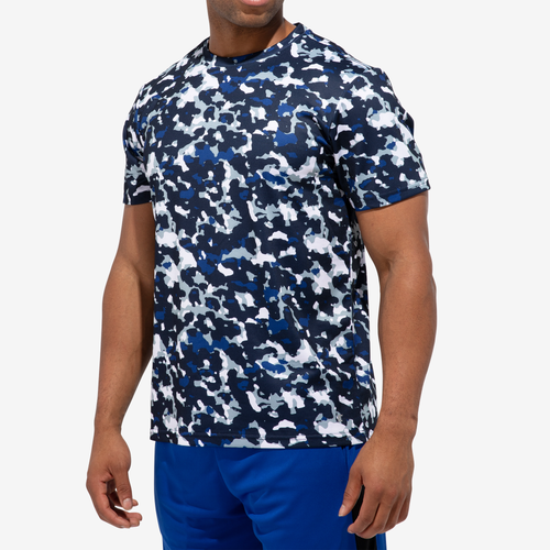

Eastbay Mens Eastbay Gymtech T-Shirt - Mens Blue Water Camo Size M