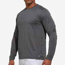 Men's - Eastbay Gymtech Long Sleeve  T-Shirt - Grey