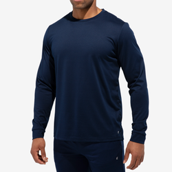 Men's - Eastbay Gymtech Long Sleeve  T-Shirt - Navy