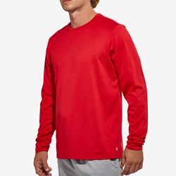 Men's - Eastbay Gymtech Long Sleeve  T-Shirt - Red