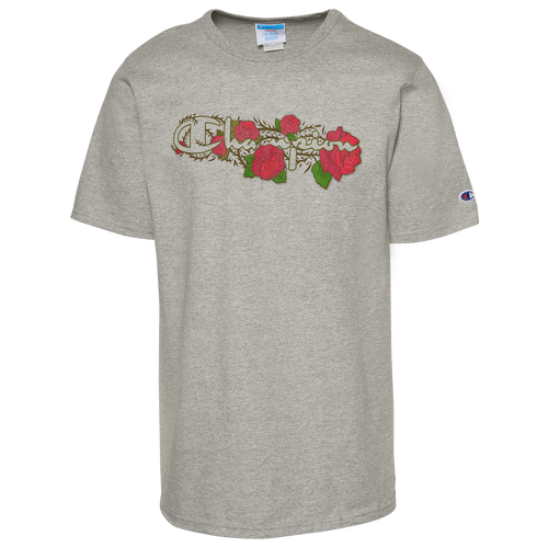 

Champion Mens Champion Thorn Rose T-Shirt - Mens Grey/Red Size S