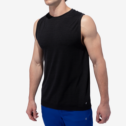 Men's - Eastbay Crosstech Seamless Tank - Charcoal Heather