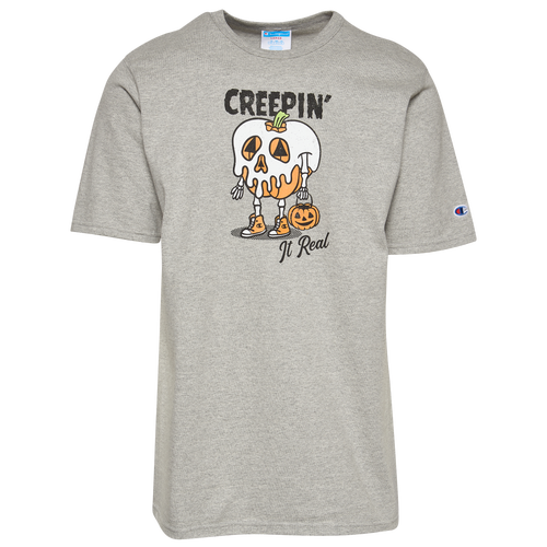 

Champion Mens Champion Creepin T-Shirt - Mens Orange/Grey Size M