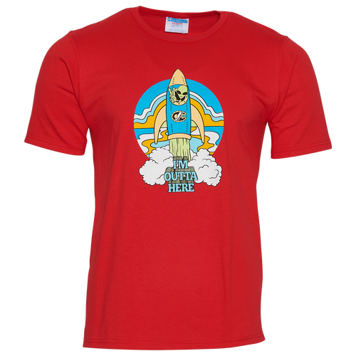 

Champion Mens Champion Rocket T-Shirt - Mens Red/Multi Size S