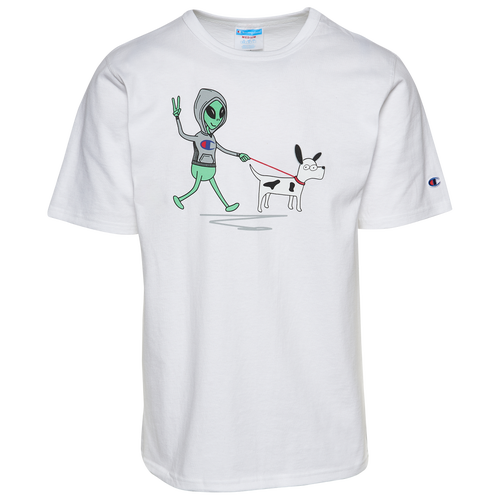

Champion Mens Champion Alien Dog T-Shirt - Mens Multi/White Size M