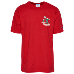 Men's - Champion Santa Snowboard T-Shirt - Red/Black
