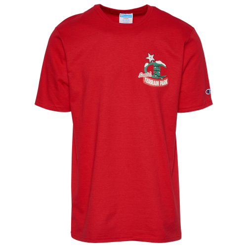 

Champion Mens Champion Santa Snowboard T-Shirt - Mens Red/Black Size S