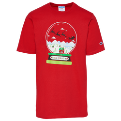 Men's - Champion Snow Globe T-Shirt - Red/Multi Color