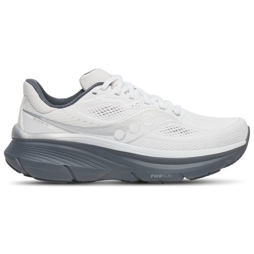 Saucony Mens Guide 19 - Running Shoes - White / Shadow Size 14.0