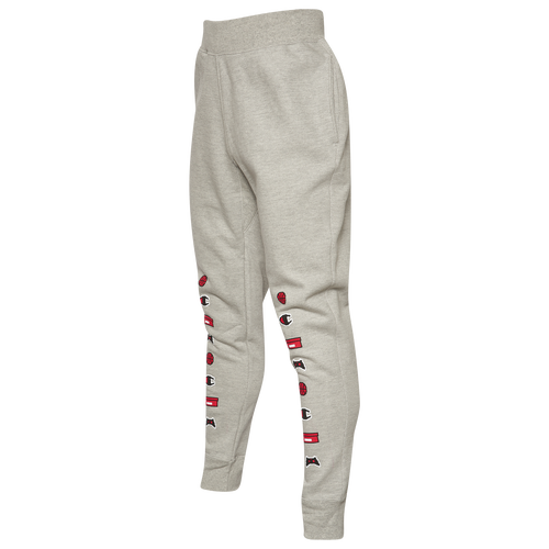 

Champion Mens Champion H4H Fleece Pants - Mens Grey/Red Size S