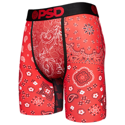 Men's - PSD Graphic Briefs - Red/Multi