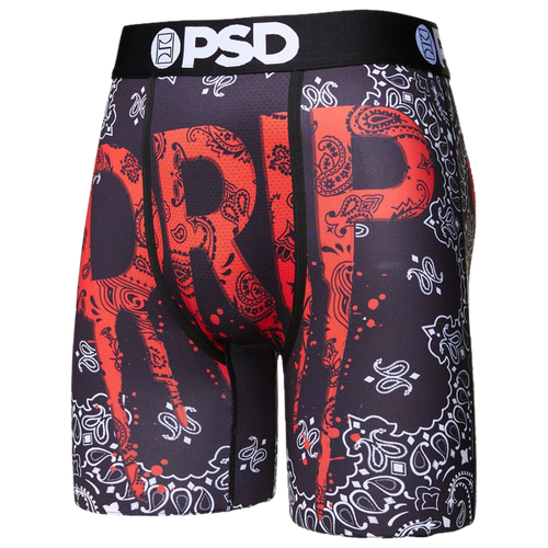 

PSD Mens PSD Graphic Briefs - Mens Black/Red Size XL