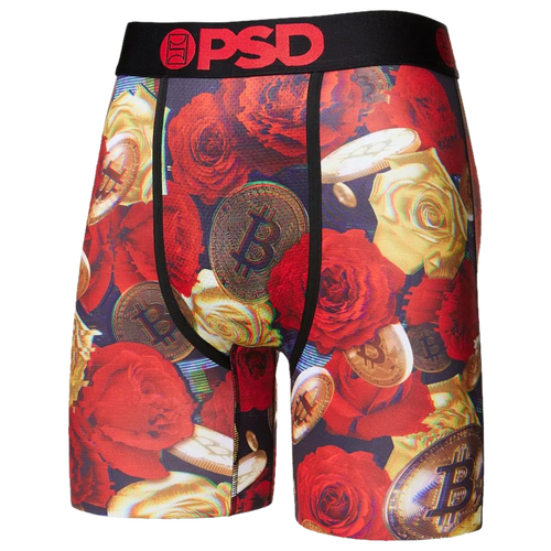 

PSD Mens PSD Graphic Briefs - Mens Red/Black Size L