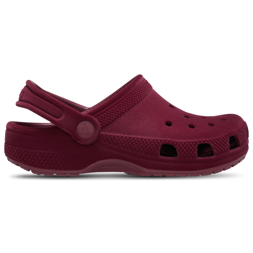 Crocs Girls   Classic Clogs Velvet In Burgundy