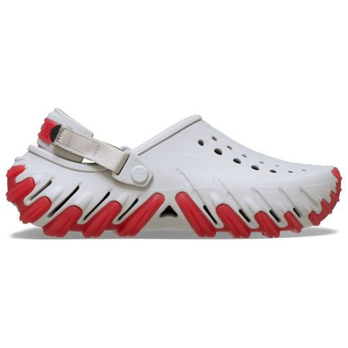 Men's Crocs Echo RO Clogs - Size 10.0 - Atmosphere Gray/Red Icey