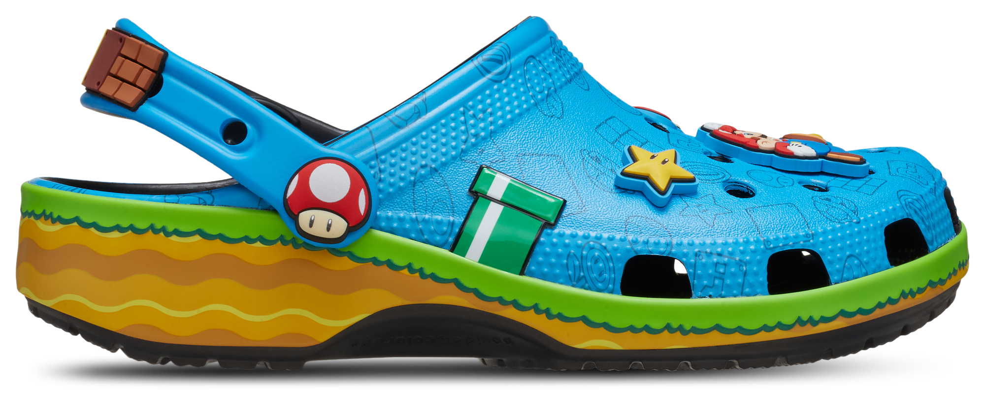 Crocs Super Mario Game Classic Clogs  - Men's