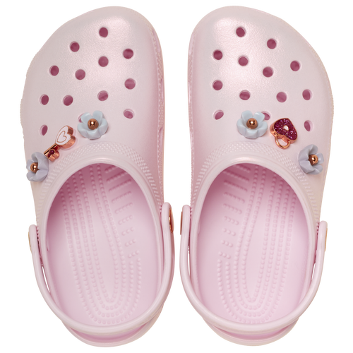 Crocs Classic Iridescent  Charm Clogs