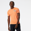 New Balance Printed Impact Run S/S T-Shirt - Men's Orange